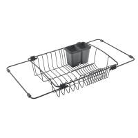 Dish drying rack over sink