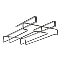 Undershelf stemware holder