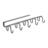 Under the shelf multi hooks