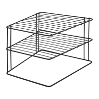 2-tier corner rack