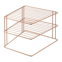 2-tier corner rack