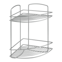 Mensola angolare 2 piani